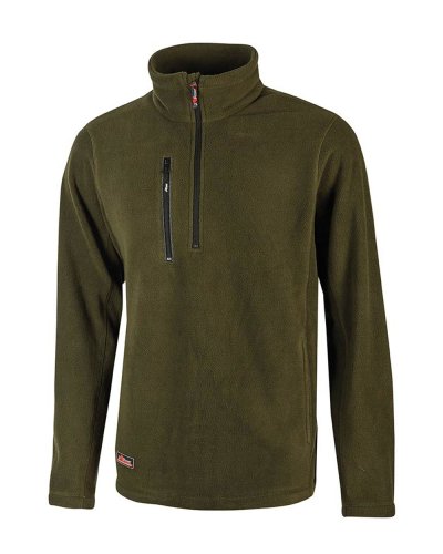 Giacca in pile a mezza zip Bering Dark green