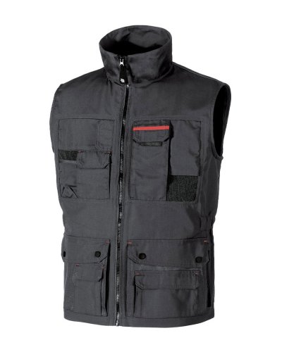 Gilet da lavoro First Grey meteorite