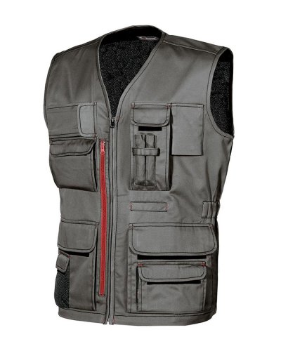 Gilet da lavoro Fun Grey meteorite