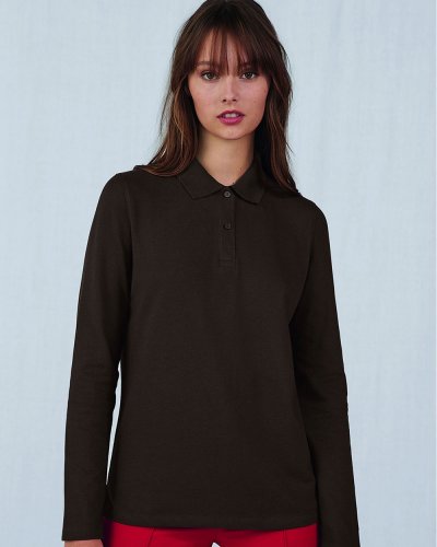 Polo donna maniche lunghe My Polo 210 - B&C Collection