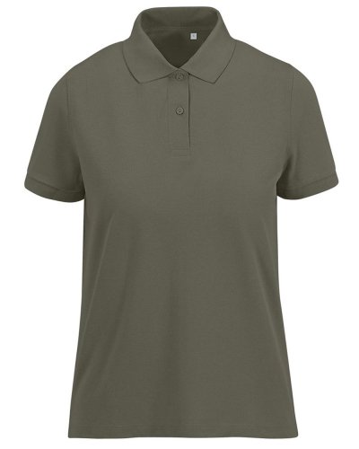 Polo donna My Eco 180 B&C Collection Camo Green