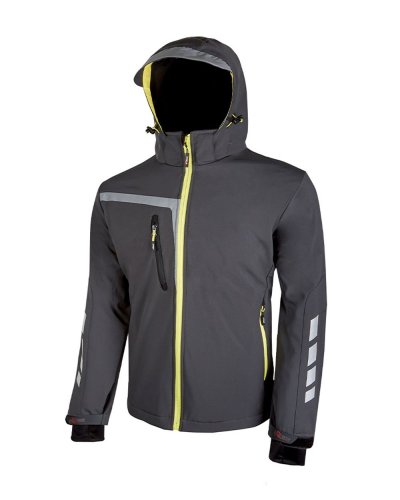 Giacca in tessuto Soft Shell Quick Asphalt grey