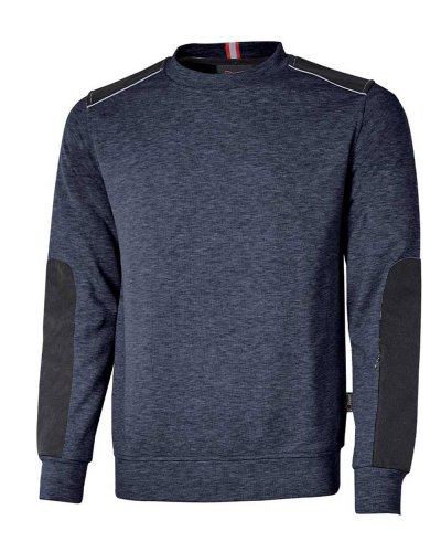 Felpa girocollo felpata Ryke Deep blue