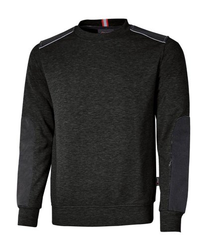 Felpa girocollo felpata Ryke Black carbon