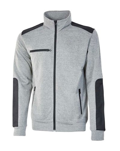 Felpa full zip Snug Grey Silver