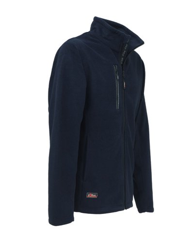 Felpa in pile da lavoro con zip Warm Deep blue