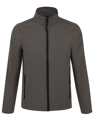 Giacca in softshell a 2 strati Visitor Dark Grey