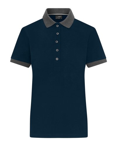 Ladies' Polo Navy/Anthracite-Melange