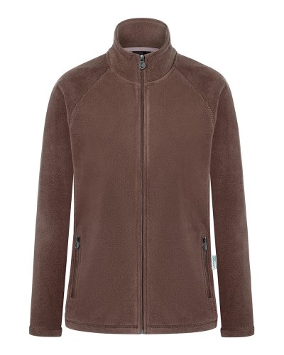 Ladies' Workwear Fleece Jacket Light-brown
