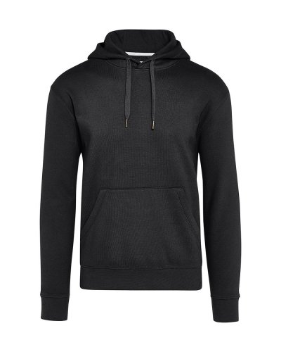Felpa con cappuccio senza etichetta Signature Dark Black