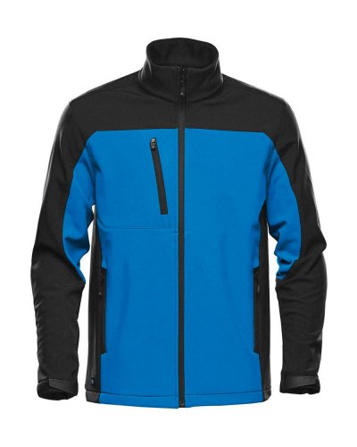 Softshell uomo Cascades Azure/Black