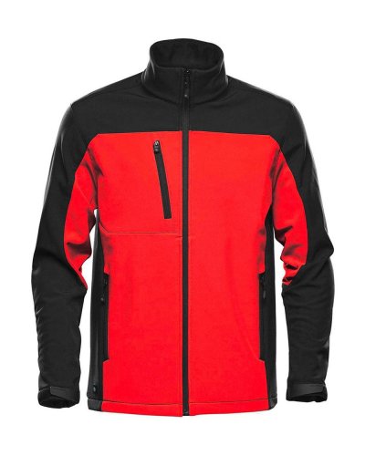 Softshell uomo Cascades Bright Red/Black
