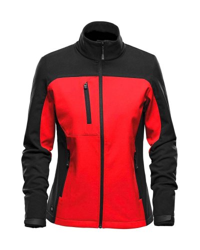 Softshell donna Cascades Bright Red/Black