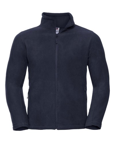 Giacca in pile con zip e tasche laterali