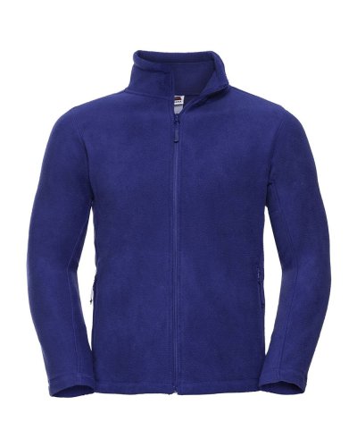 Giacca in pile con zip e tasche laterali Bright Royal