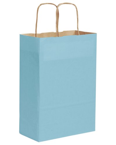Shopper in carta colorata Azzurro
