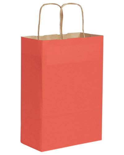 Shopper in carta colorata Rosso
