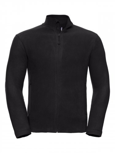 Giacca in pile con zip Nero