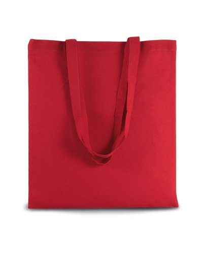 Shopper in cotone Cherry Red