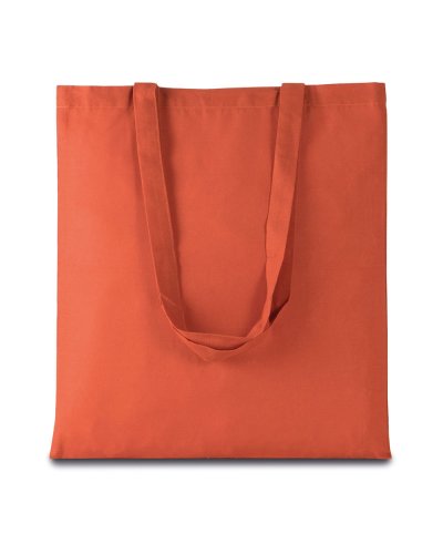 Shopper in cotone Burnt Orange