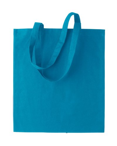 Shopper in cotone Turquoise