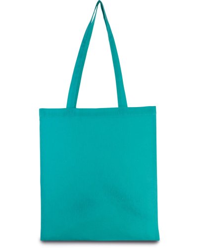 Shopper in cotone Blue Turquoise