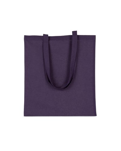 Shopper in cotone Purple