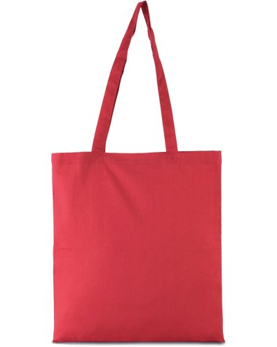 Shopper in cotone Arandano Red