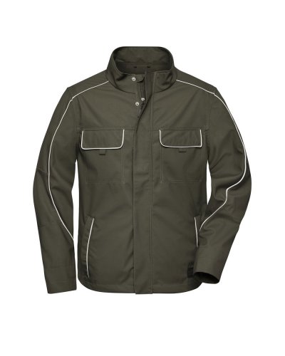 Workwear Softshell Light Jacket - Solid Olive