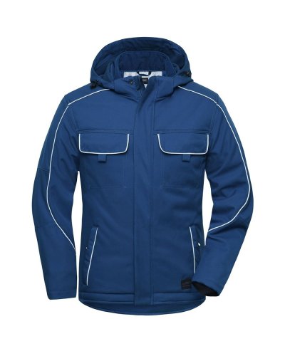 Workwear Softshell Padded Jacket - Solid Dark Royal