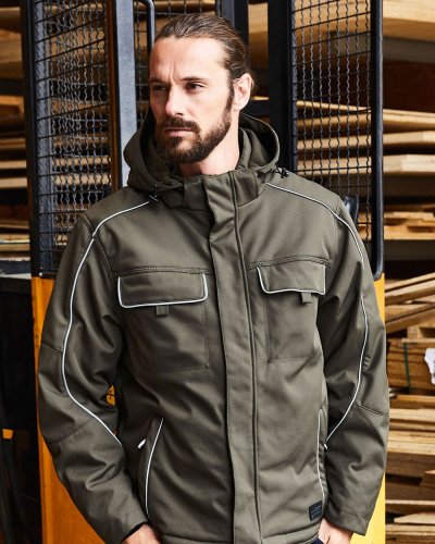 Workwear Softshell Padded Jacket - Solid