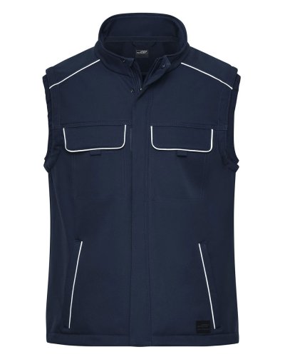 Workwear Softshell Vest - Solid Navy