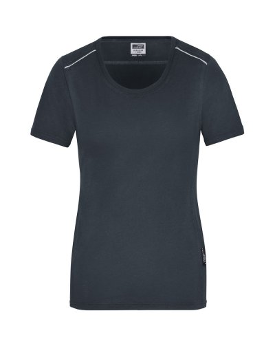 Ladies' Workwear T-Shirt - Solid Carbon
