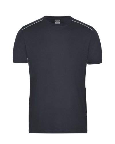 Men's Workwear T-Shirt - Solid Carbon