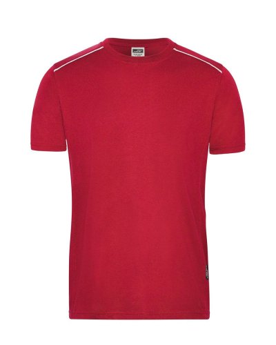 Men's Workwear T-Shirt - Solid Red