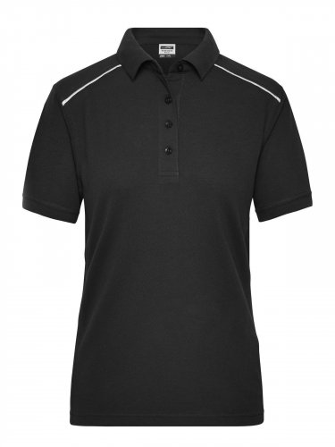 Ladies' Workwear Polo - Solid Black