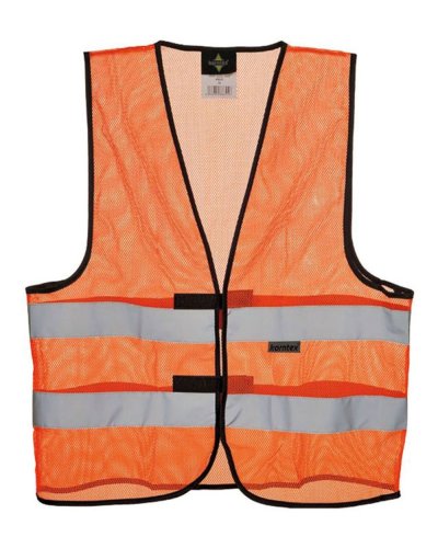 Gilet in mesh"Thessaloniki" Orange
