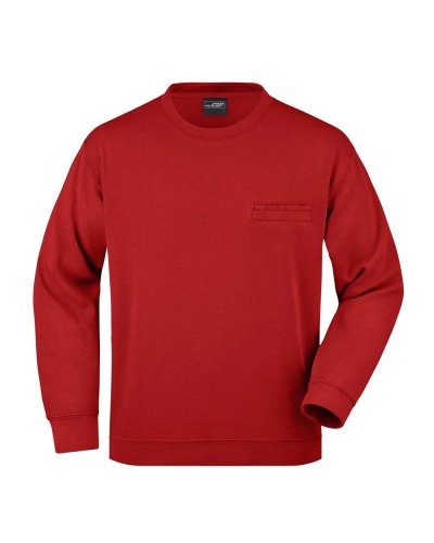 Men's Round Sweat Pocket Red