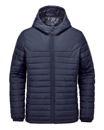 Giacca Uomo Nautilus trapuntata con cappuccio Navy