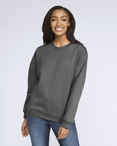 Felpa in pile Softstyle Dark Heather