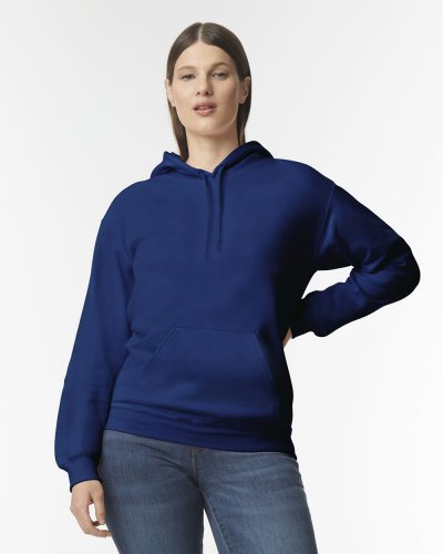 Felpa con cappuccio in pile Softstyle Navy