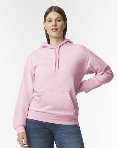 Felpa con cappuccio in pile Softstyle Light Pink