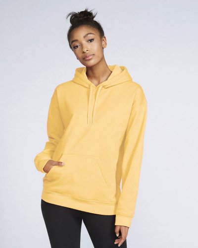 Felpa con cappuccio in pile Softstyle Yellow Haze