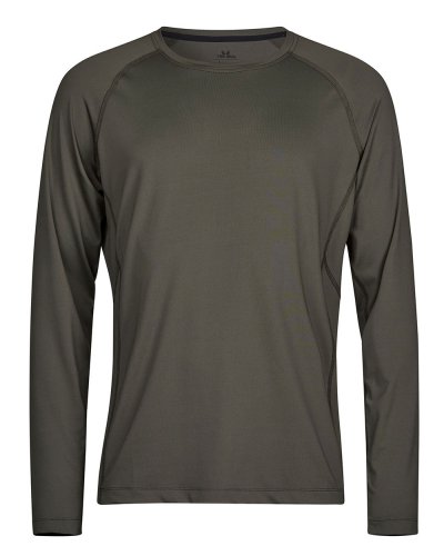 T-shirt maniche lunghe CoolDry Deep Green