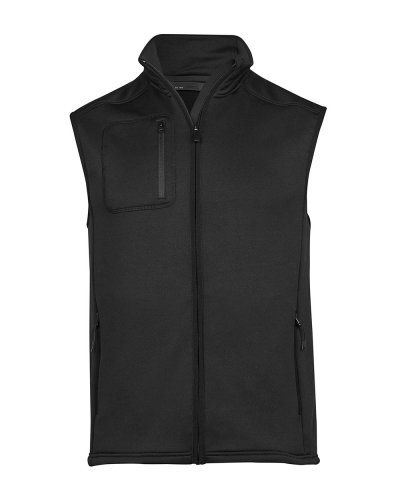 Gilet uomo in pile Stretch Black