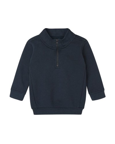 Baby Quarter Zip Sweat Navy