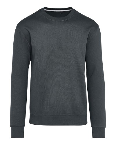 Felpa girocollo senza etichetta Signature Charcoal