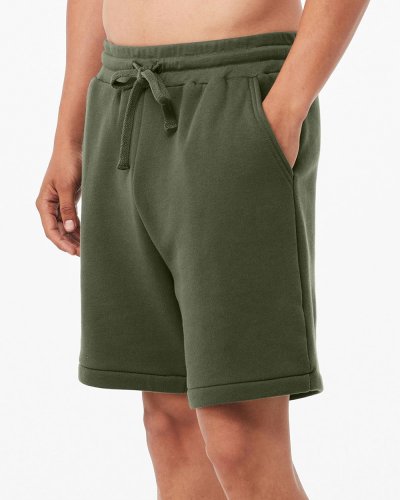 Pantaloncini felpati unisex Military Green