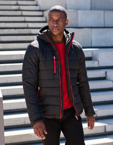 Giacca Uomo Navigate Thermal Hooded Black/Seal Grey
