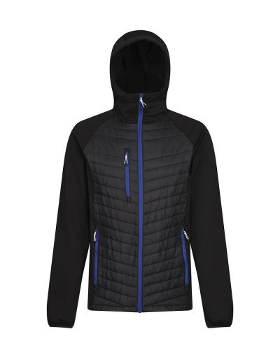 Giacca Uomo Navigate Thermal Hooded Black/New Royal